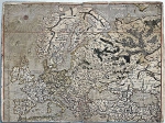 Карта Европы работы Меркатора 1554 г.