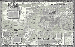 Карта мира Герарда Меркатора 1569 года.